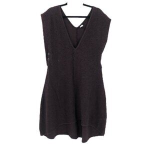 BLUE FISH Clothing Apron Smock Dress Side Button Pinafore Crinkle Lagenlook 1 M